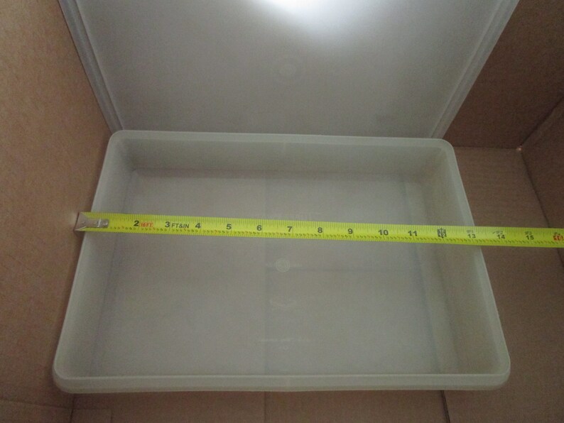 Vintage Tupperware Rectangular Storage Container 290 W Lid 291