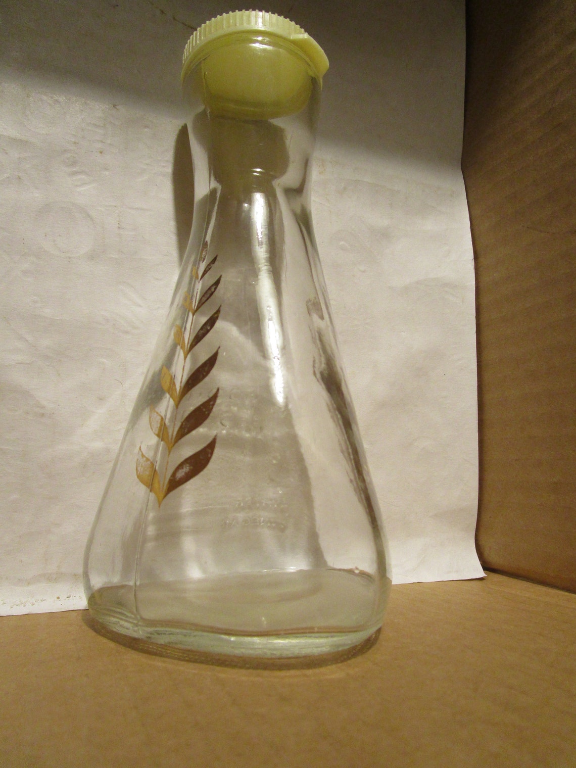 Vintage Good Seasons Cruet avec des motifs feuille dor et Etsy