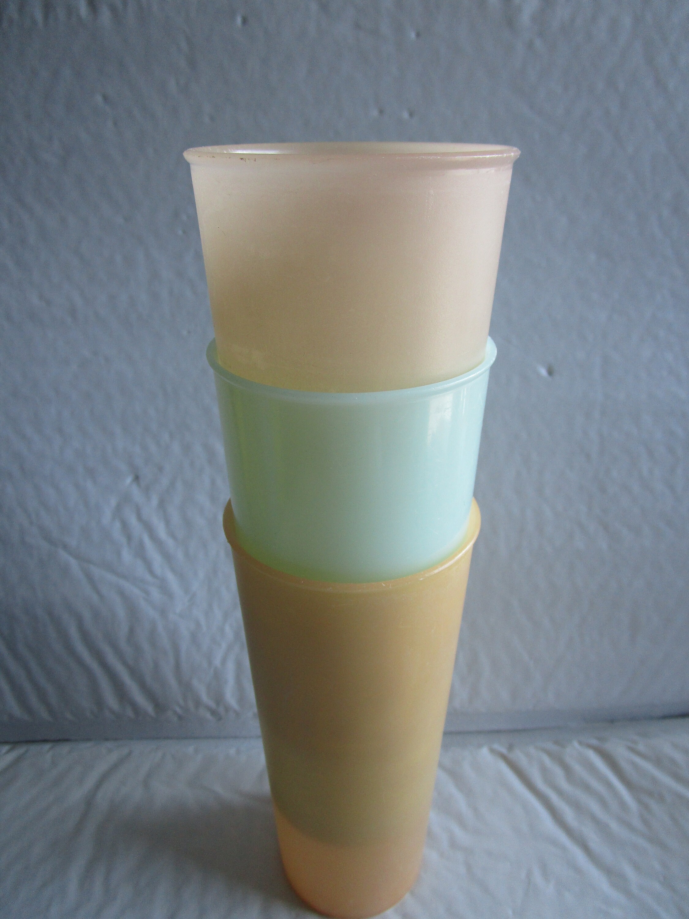 Vintage Tupperware 16 oz Tumblers 107 Set of 5 Etsy