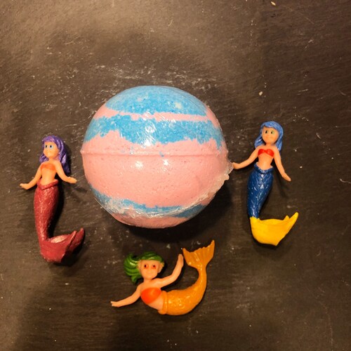 Giant Mermaid Bath Bomb Surprise Inside Birthday Gift Etsy