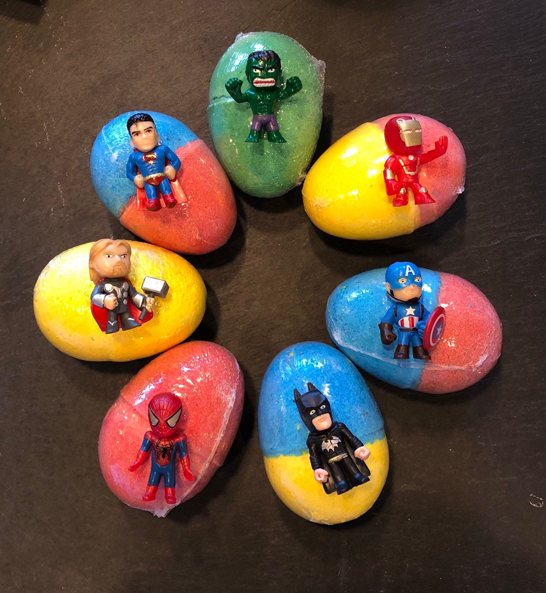 Superhero Bath Bomb Superhero Surprise Toy DC Justice Etsy