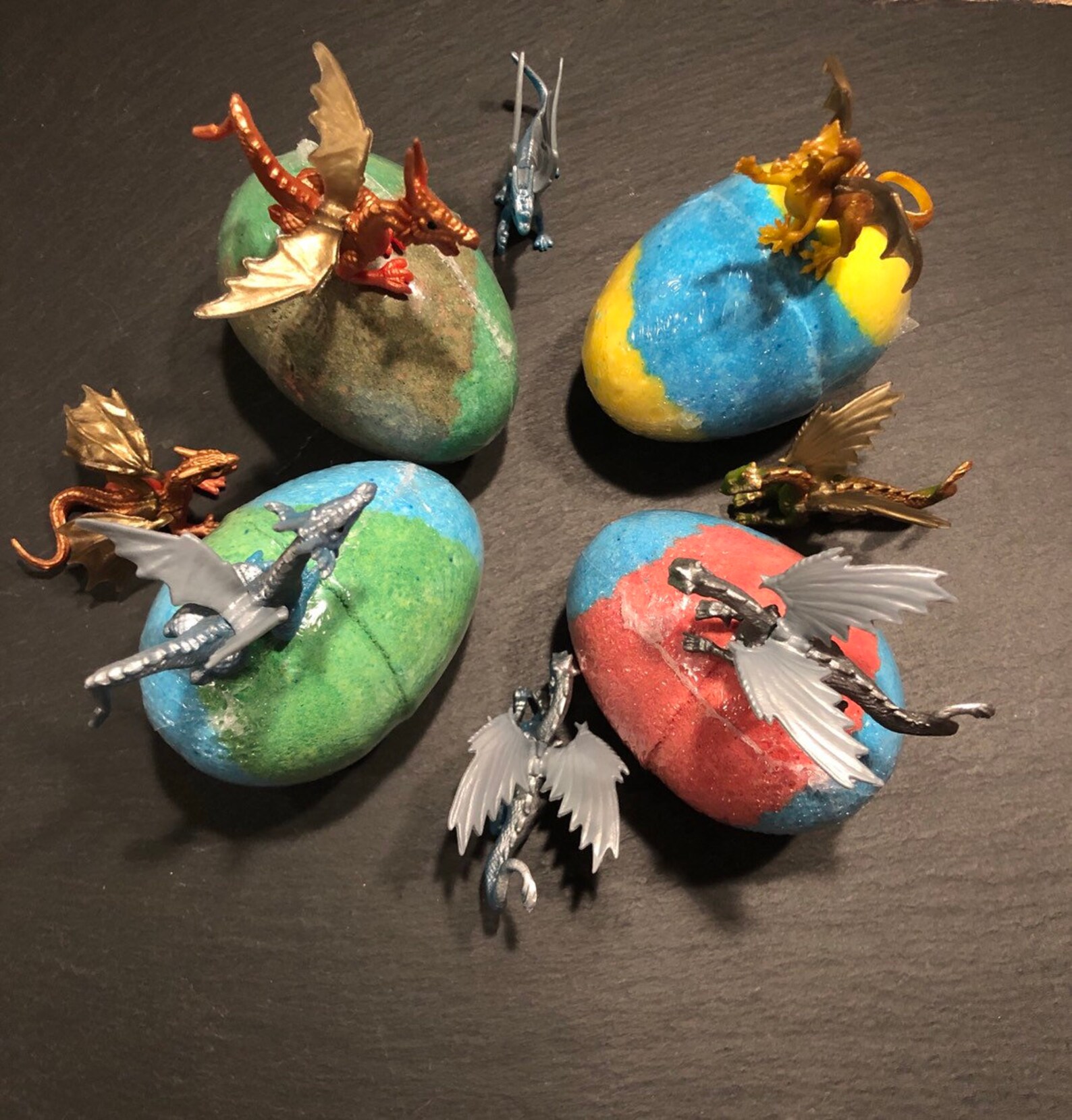 Dragon Bath Bombs Surprise Inside Dragon Egg Bath Bomb Etsy
