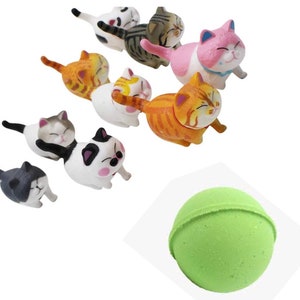 Kitty Cat Surprise Bath Bomb - Surprise Inside Kitten Bath Bomb - Birthday Gift - Kids Party Favor - Gift for Her