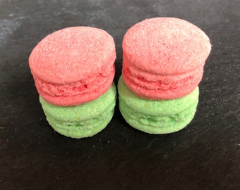 Macaron Bath Bombs  - Set of four -  macaroon bath bomb - birthday bath bomb - Gifts for Her - Trending for Spring