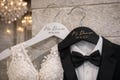 Personalized Wood Wedding Hanger: Engraved Bridal Party Gift, Bride & Groom Photo Memories