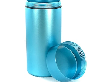Smell Proof Portable Jar-Container 4"+ Tall  Spices, Medicines and More. Discreet, Airtight and Waterproof.