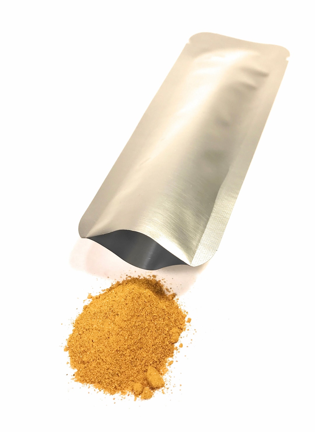 150 Pk Mylar Sample Pouches 1 3/4 X 4 3/4 Open Bottom Storage Packets