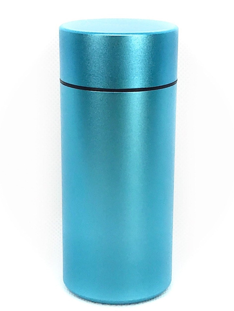 Smell Proof Portable Jar-Container. 4 Tall Best For Spices, Medicines and More. Discreet, Airtight and Waterproof. image 3