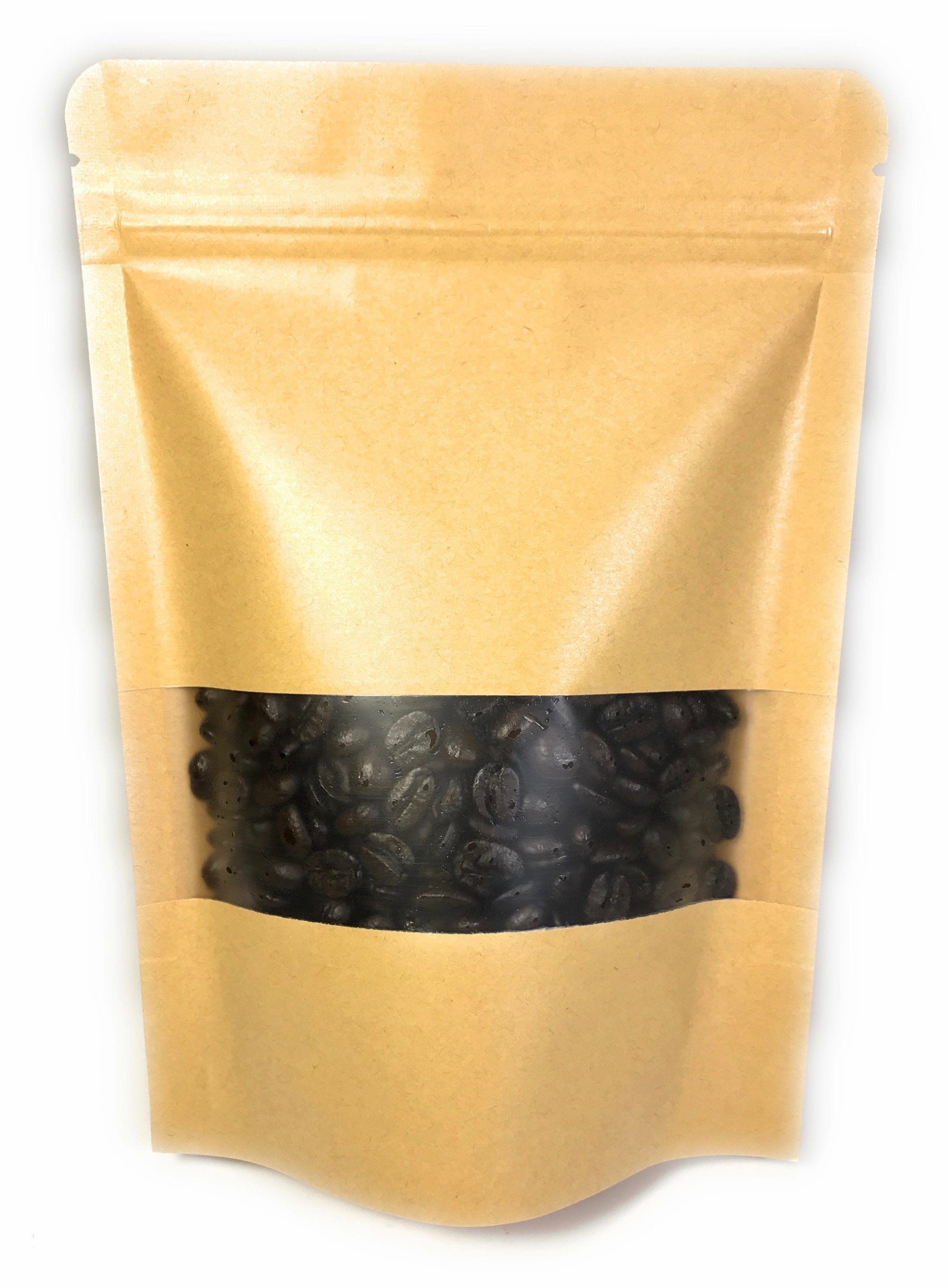 Sacchetti di Carta Kraft 50 pz con Manici Neri 32x22x28 cm