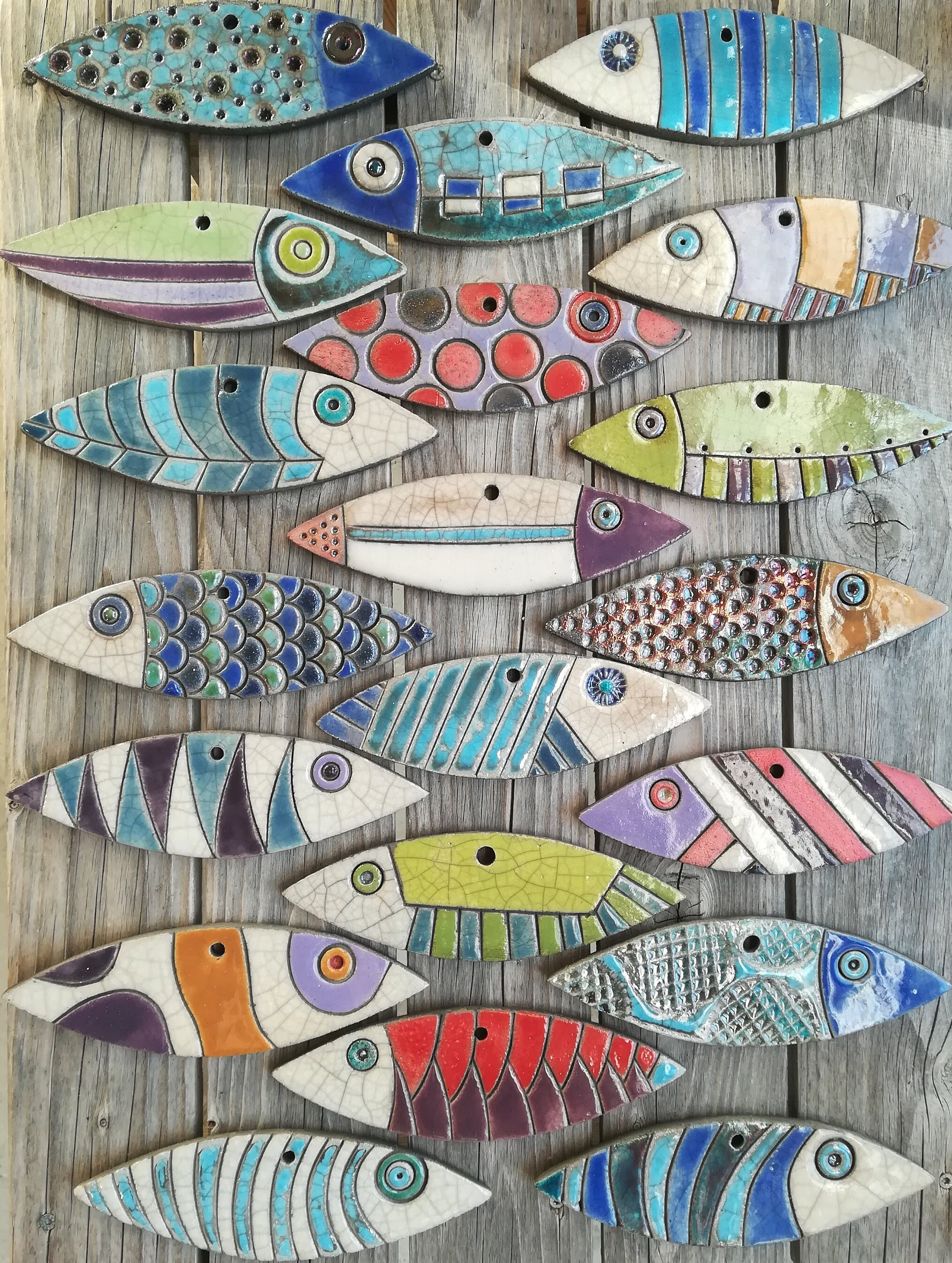 Specchio Da Parete A Forma Di Pesce Effetto Invecchiato | 64cm, Cornice In Legno | Decorazione Marina Per Soggiorno, Ingresso