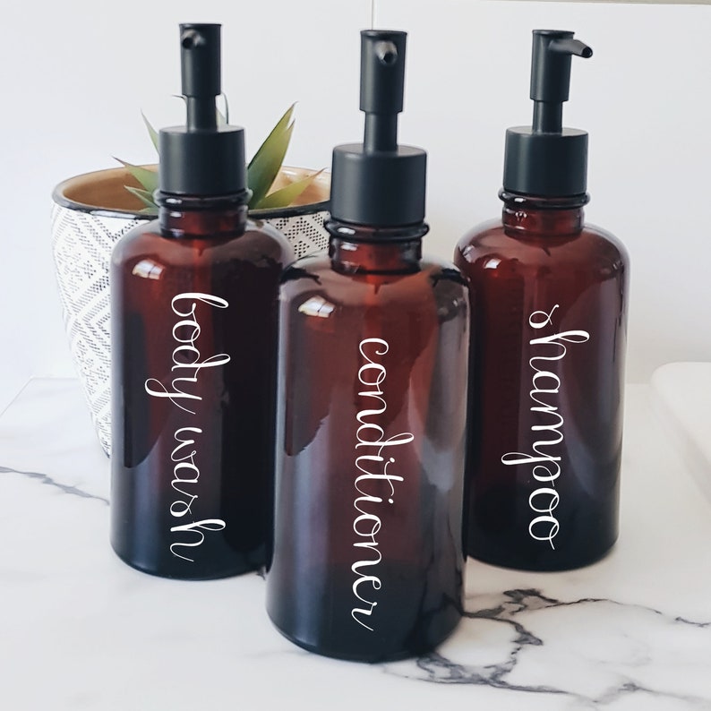 Travel Size Bottle Vinyl Labels Holiday Vinyl Decal ...