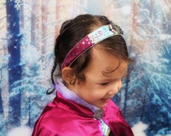 Patch Crown Disney's Frozen ® Girls Anna Headband with Braid Locket & Ring Set 