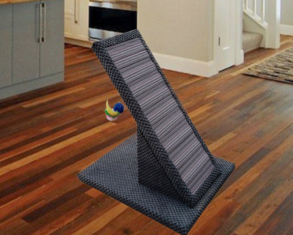 Grey Cat Scratching Post the Board 56cm Cat Scratcher Etsy UK