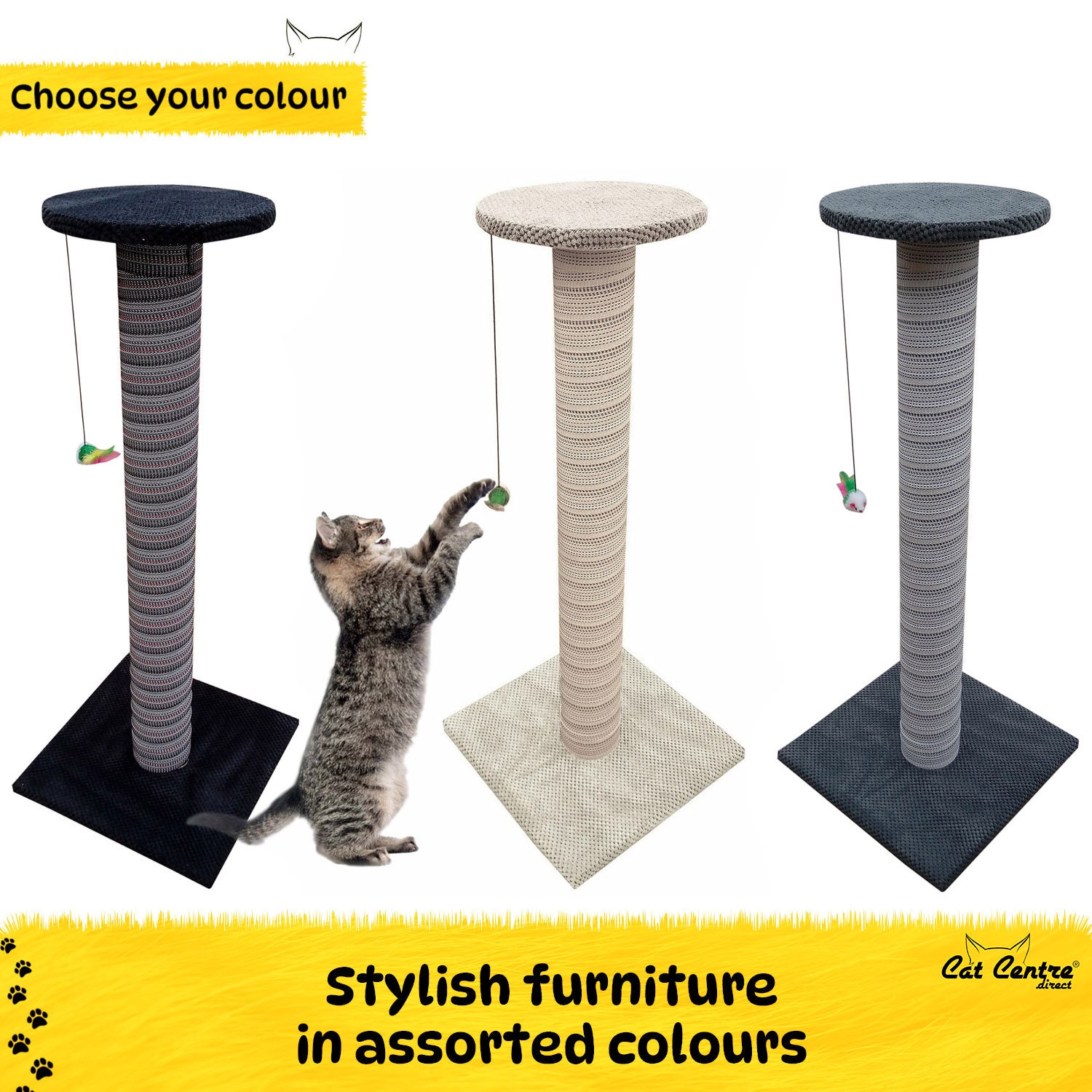 Sisal scratching best sale post extra tall