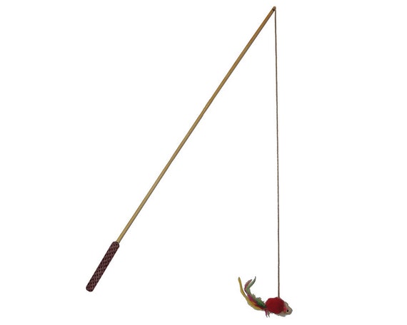 wooden fishing rod