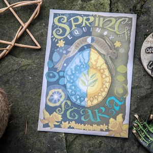 Spring Equinox Postcard