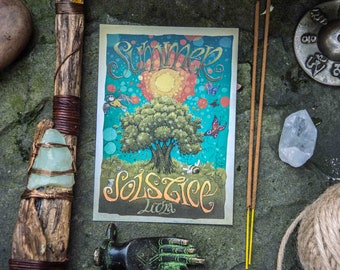 Summer Solstice Postcard