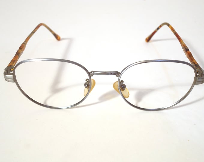 Vintage Italian Made Eyeglasses Frames Bright Multicolor Steel Etsy