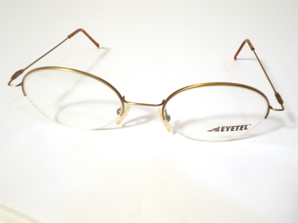 Eyetel Italy Designer Eyeglass Frames Eyeglasses Casey Bronze Etsy