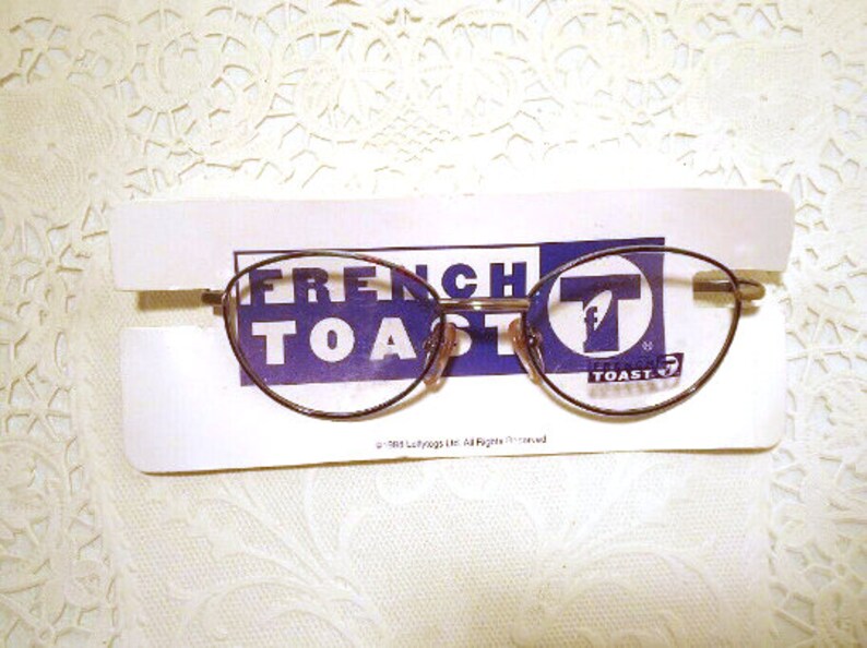 French Toast Eyeglasses Eyeglass Frames Black Matte Gold 46 17 Etsy