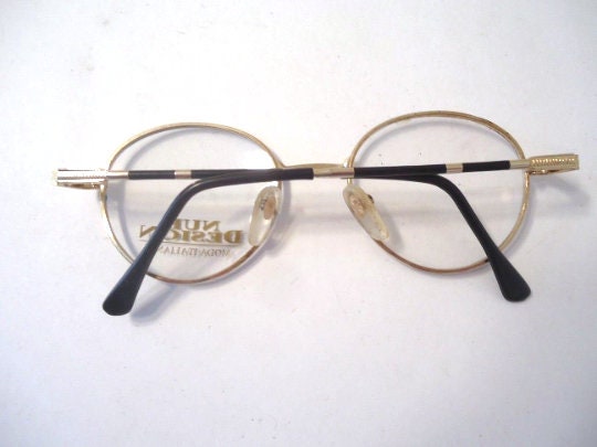 Vintage Eyeglasses Frames Nue Design Italy 2252 Color 95 47/19 - Etsy
