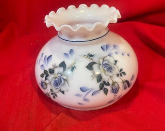 Vintage Tam O Shanter bloemen lampenkap 6 3/4"