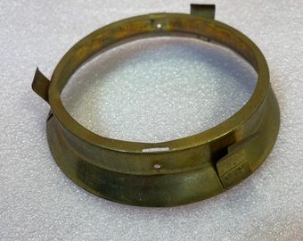 Antique Brass Hanging Hall Oil Lamp Font Ring Holder Part