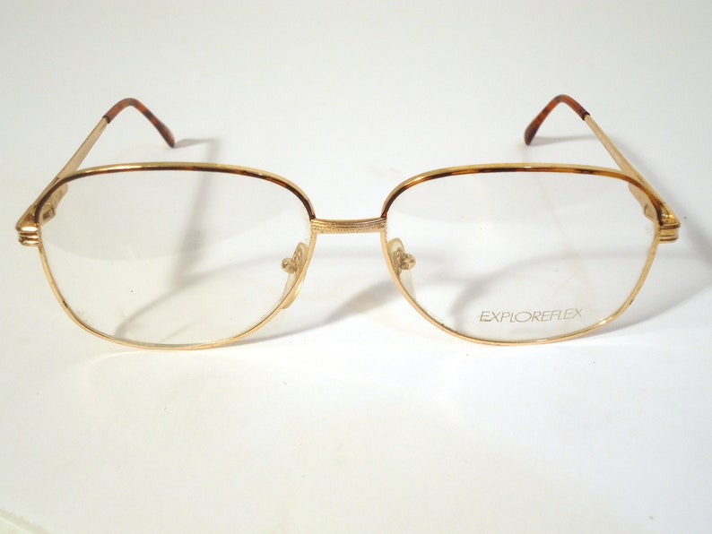LARGE Explore Flex 2254 Eyeglasses Eyeglass Frames 18K Gold Etsy