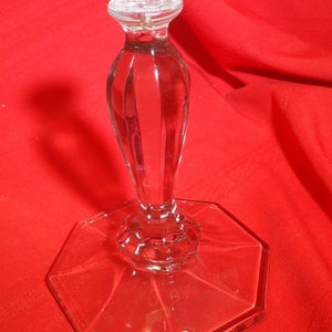 Antique Solid Crystal Oil Pedestal Lamp Base