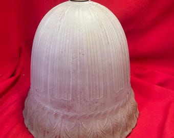 Grote, zware vintage lampenkap