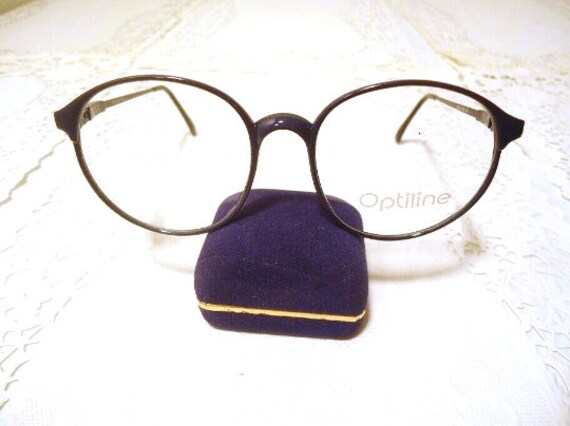 Optiline Fashion Eyeglasses Eyeglass Frames NOS France Clear Large 135 Lot 181