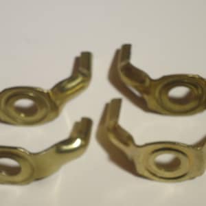 4 Vintage NOS Lampshade Harp Brackets