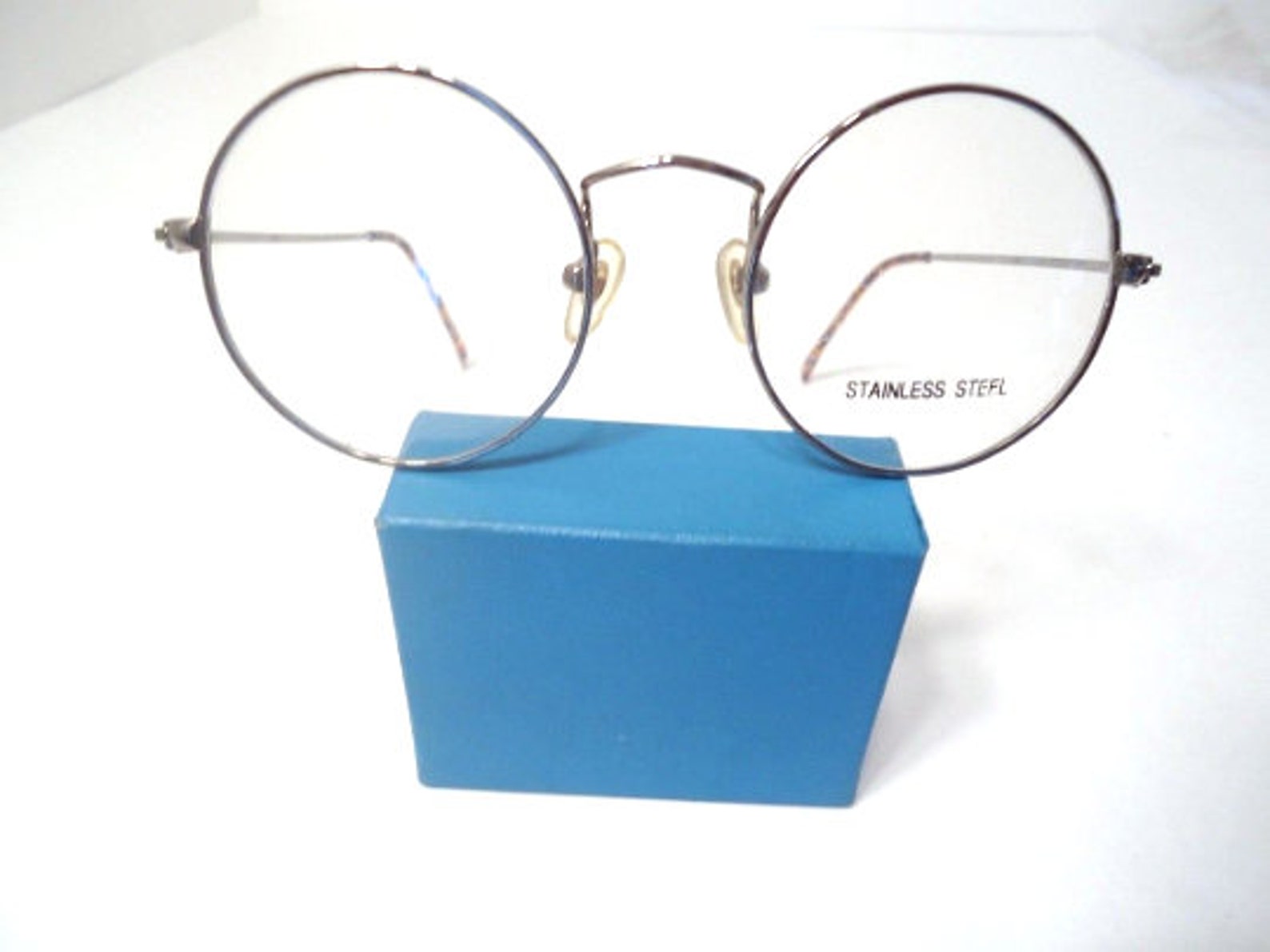 Harry Potter Type Round Eyeglasses Eyeglass Frames Gunmetal 44/20 145 ...