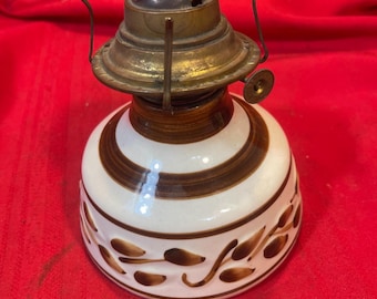 Vintage Lamplight Farms Oil Lamp Older Burner