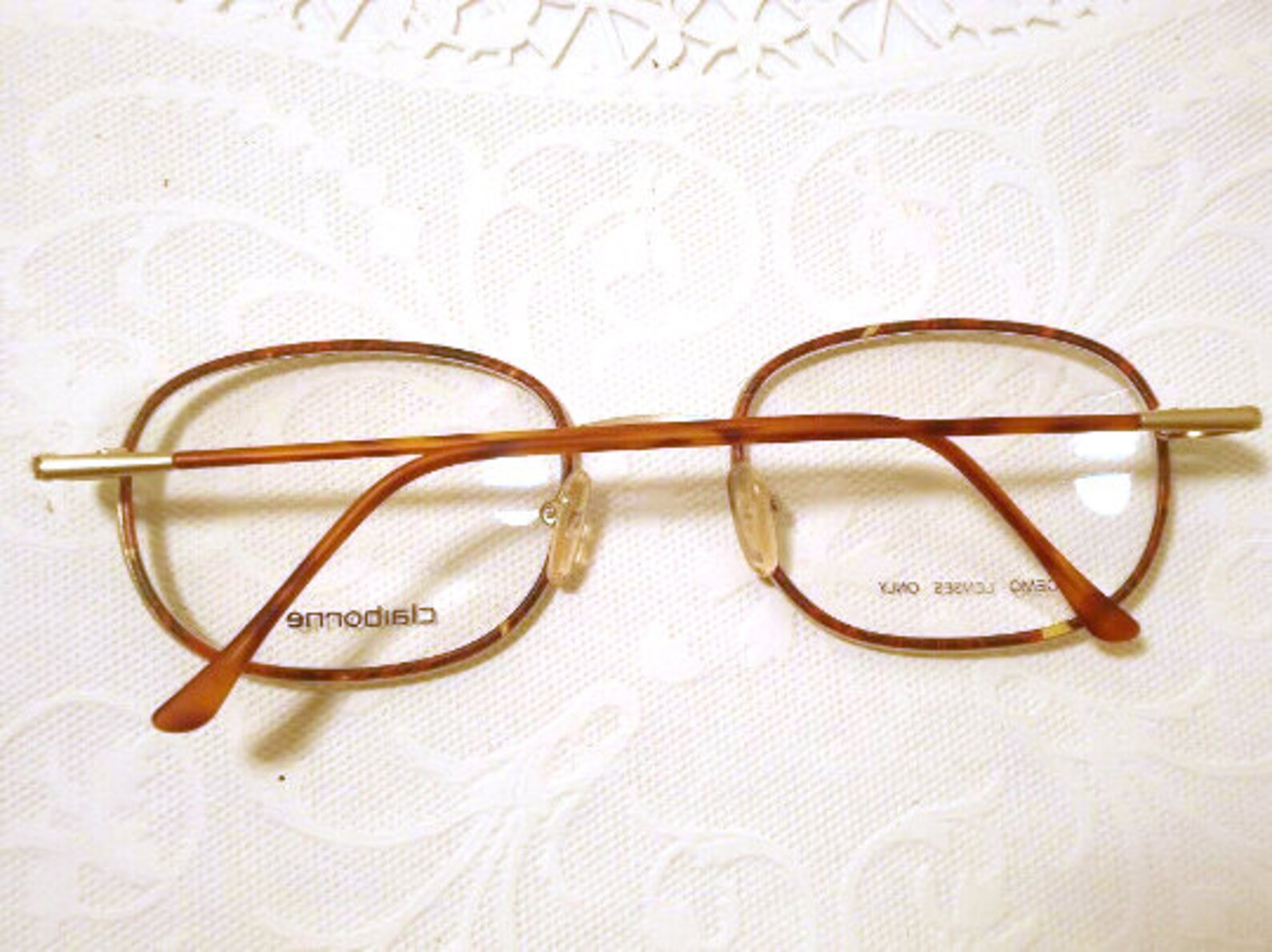 Liz Claiborne Designer Eyeglass Frames Tortoise Titanium C 577 Etsy
