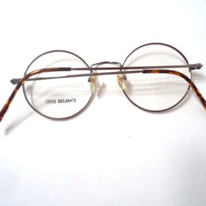 Harry Potter Type Round Eyeglasses Eyeglass Frames Gunmetal 44/20 145 ...