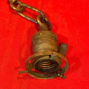 Vintage Messing-Pfeil-Paddel-Fassung-Leuchte