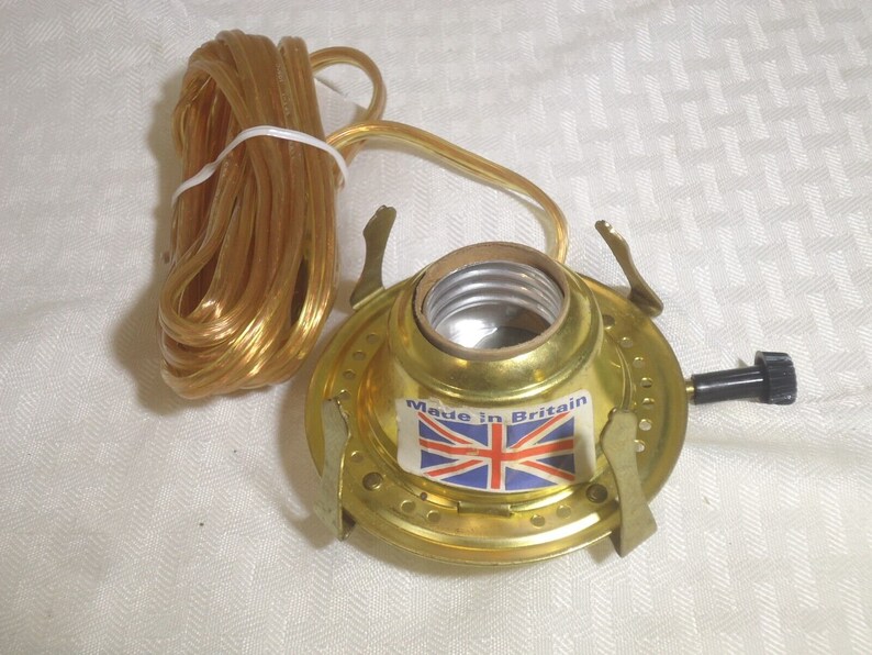 Vintage Oil Lamp Electric Conversion Kit 1 3/16 New Old Stock Etsy