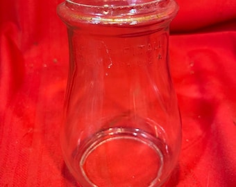 Vintage Dietz Fitall CXIV Röhrenförmige Petroleumlaterne mit Globusschirm