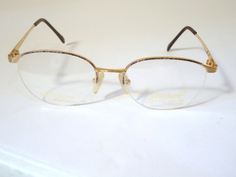 Charmant Designer Eyeglass Frames Titanium Nickel Allergy Free | Etsy