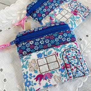 Bolsa de tecido Liberty Midnight Garden Bitsy Cottage