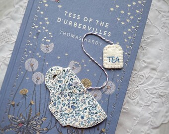 Posy Haze Blue Liberty of London Print Teacup Bookmark