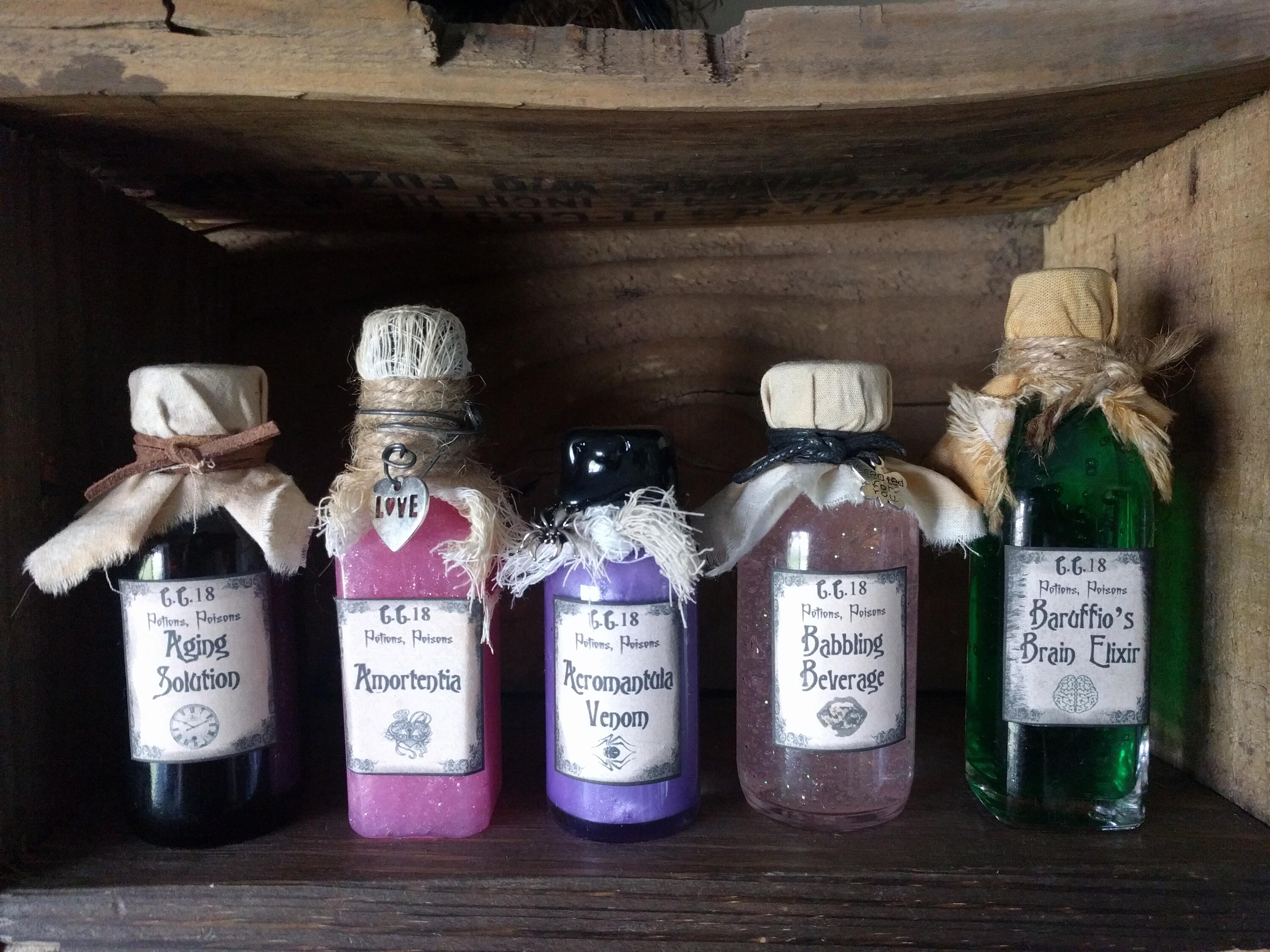 Wizarding Potions Made to Order Etsy