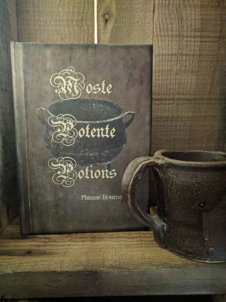 Moste Potente Potions Magick Moste Evile Prop Books Set Etsy