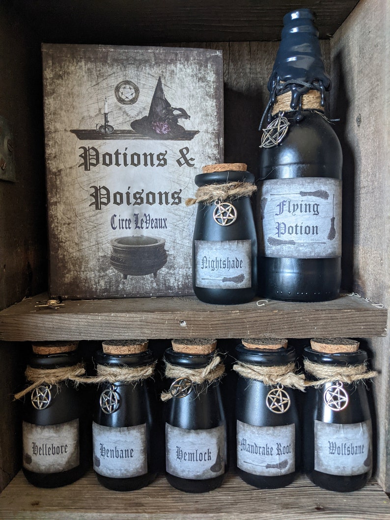 Potions and Poisons Prop Book With Optional Potions - Etsy