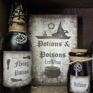 Potions and Poisons Prop Book With Potion Options - Etsy