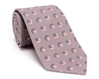 Floral Necktie, Floral Tie, Wedding Necktie, Groomsmen Necktie, Groom Necktie, Tie for Groomsmen, The Best Men Ties./ NT-CO.46S