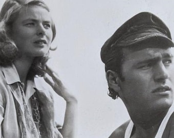 カサブランカの女優イングリッド・バーグマンのサイン入りヘッド