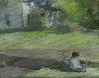 Mountain Home - watercolor, Thomas Harrison