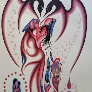 Infinite - signed, limited edition lithograph, Douglas Cooper Fox